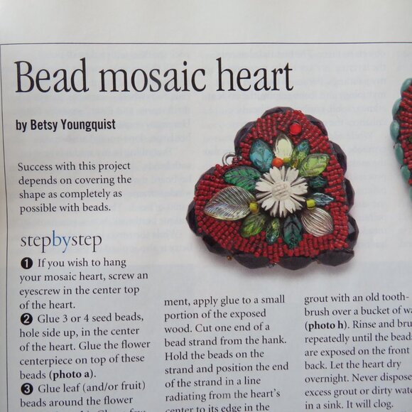 Bead and Button Magazine Creative Ideas For The Art of Beads, Jewelry June 2003 - Picture 9 of 14